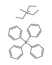 methyltriethylammonium tetraphenylborate Structure