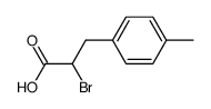 α-Brom-p-methyl-hydrozimtsaeure Structure