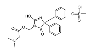 3-hydroxymethylphenytoin N,N-dimethylglycine ester Structure