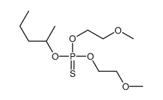 bis(2-methoxyethoxy)-pentan-2-yloxy-sulfanylidene-λ5-phosphane Structure