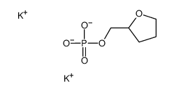 dipotassium,oxolan-2-ylmethyl phosphate Structure
