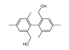 2,2'-Bis-hydroxymethyl-4,4',6,6'-tetramethyl-biphenyl Structure