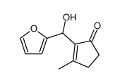 2-Cyclopenten-1-one,2-(2-furanylhydroxymethyl)-3-methyl-(9CI)结构式