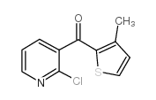 2-氯-3-(3-甲基-2-噻吩)吡啶结构式
