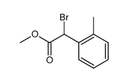methyl 2-bromo-2-(2-methylphenyl)acetate结构式