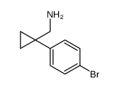 1-[1-(氨甲基)环丙基]-4-溴苯;(1-(4-溴苯基)环丙基)甲胺结构式