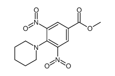 3,5-dinitro-4-piperidino-benzoic acid methyl ester Structure