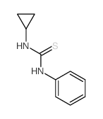 1-cyclopropyl-3-phenyl-thiourea structure