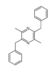 dibenzyl-2,5 dimethyl-3,6 pyrazine Structure