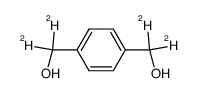 α,α,α,α-[2H4]p-hydroxymethylbenzyl alcohol结构式