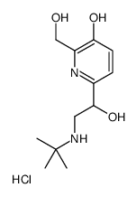 (+-)-Pirbuterol hydrochloride结构式
