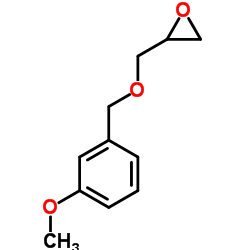 2-[[(3-METHOXYBENZYL)OXY]METHYL]OXIRANE structure