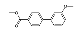 methyl 3'-Methoxy(1,1'-biphenyl)-4-carboxylate Structure