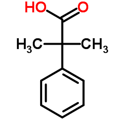 2-Methyl-2-phenylpropanoic acid Structure
