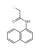 2-氯-N-1-萘基乙酰胺结构式