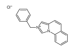 2-苄基咪唑并[1,5-a]氯化喹啉结构式