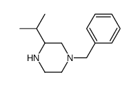 1-苄基-3-(丙-2-基)哌嗪结构式
