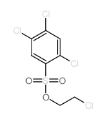 1,2,4-trichloro-5-(2-chloroethoxysulfonyl)benzene structure