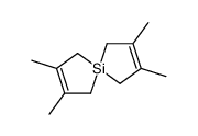 2,3,7,8-tetramethyl-5-silaspiro[4.4]nona-2,7-diene结构式