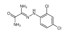 amino-(2,4-dichloro-phenylhydrazono)-acetic acid amide Structure