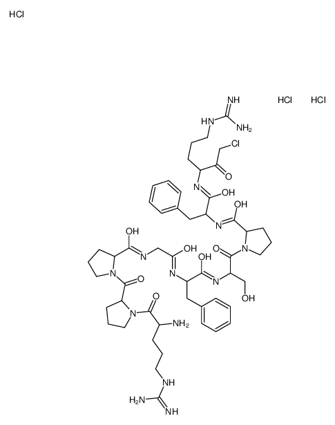 bradykinin chloromethyl ketone structure