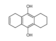 1,2,3,4,5,8-hexahydro-anthracene-9,10-diol结构式