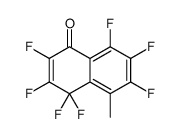 2,3,4,4,6,7,8-heptafluoro-5-methylnaphthalen-1-one Structure
