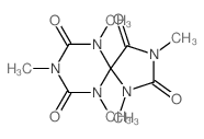 1,3,6,8,10-pentamethyl-1,3,6,8,10-pentazaspiro[4.5]decane-2,4,7,9-tetrone Structure
