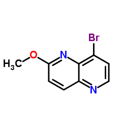 8-Bromo-2-methoxy-1,5-naphthyridine Structure