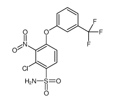 2-chloro-3-nitro-4-[3-(trifluoromethyl)phenoxy]benzenesulfonamide Structure