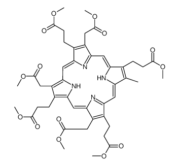 HEPTACARBOXYLPORPHYRIN I HEPTAMETHYL ESTER structure