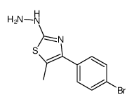 4-(4-溴苯基)-5-甲基-2(3H)-噻唑酮腙结构式