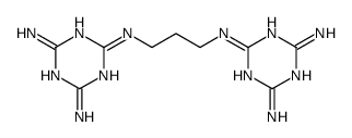 2-N-[3-[(4,6-diamino-1,3,5-triazin-2-yl)amino]propyl]-1,3,5-triazine-2,4,6-triamine Structure