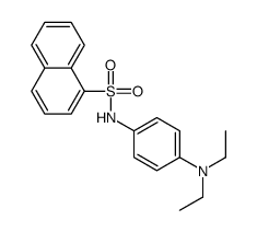 N-[4-(diethylamino)phenyl]naphthalene-1-sulfonamide结构式
