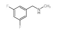 N-(3,5-Difluorobenzyl)-N-methylamine结构式