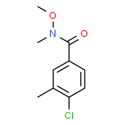 4-Chloro-N-methoxy-N,3-dimethylbenzamide Structure