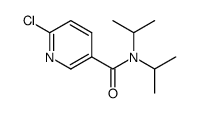6-氯-N,N-二异丙基烟酰胺结构式