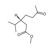 Methyl (R)-3-(1-methylethyl)-6-oxoheptanoate Structure