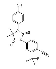 4-(3-(4-羟基苯基)-4,4-二甲基-5-氧代-2-硫代咪唑烷-1-基)-2-(三氟甲基)苯腈图片