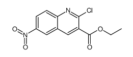 ethyl 2-chloro-6-nitroquinoline-3-carboxylate结构式
