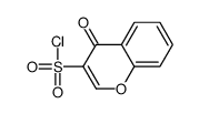 4-oxochromene-3-sulfonyl chloride Structure