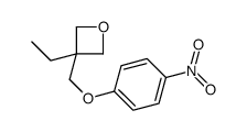 3-ethyl-3-[(4-nitrophenoxy)methyl]oxetane Structure