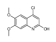4-Chloro-6,7-dimethoxyquinolin-2(1H)-one Structure