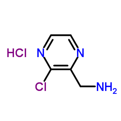(3-Chloropyrazin-2-yl)methanamine hydrochloride Structure