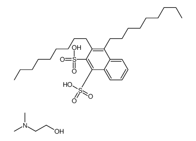 dinonylnaphthalenedisulphonic acid, compound with 2-(dimethylamino)ethanol (1:1) Structure