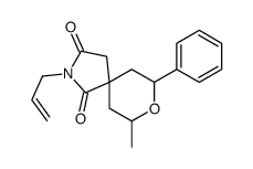 9-methyl-7-phenyl-2-prop-2-enyl-8-oxa-2-azaspiro[4.5]decane-1,3-dione Structure