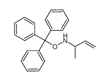 N-(but-3-en-2-yl)-O-tritylhydroxylamine结构式