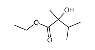 2-hydroxy-2,3-dimethyl-butyric acid ethyl ester Structure
