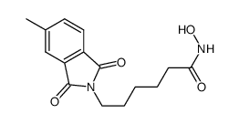 6-(5-methyl-1,3-dioxoisoindol-2-yl)-N-hydroxyhexanamide结构式