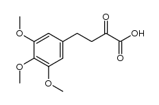 2-oxo-4-(3,4,5-trimethoxy-phenyl)-butyric acid结构式